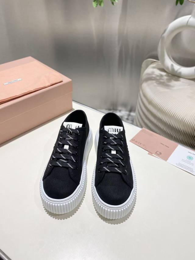 Factory Price Pp Single Shoes Slippers Miu Miu 2025 Spring And Summer Catwalk Bi