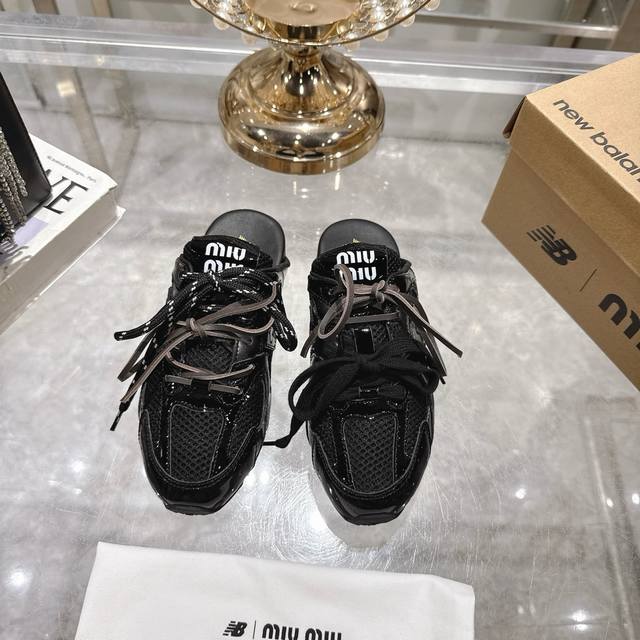 Factory New Balancemiu Miu Co-Branded Half-Slippers This Pair Of Co-Branded Clos