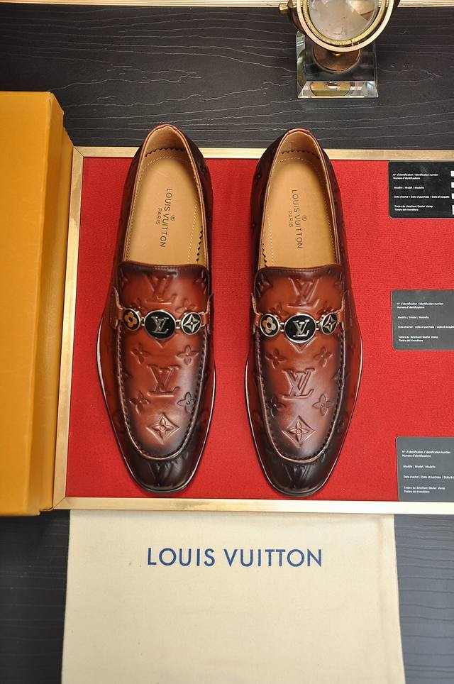 Factory Price P Lv Original Cowhide Lining Lv Latest Genuine Leather Business Su