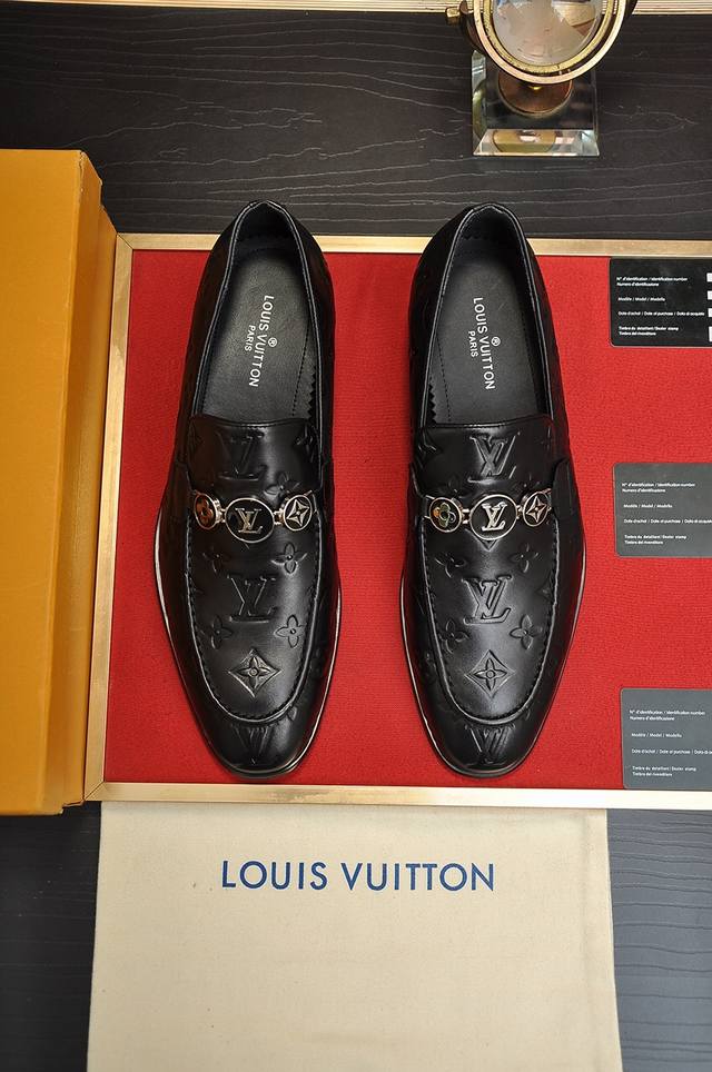 Factory Price P Lv Original Cowhide Lining Lv Latest Genuine Leather Business Su