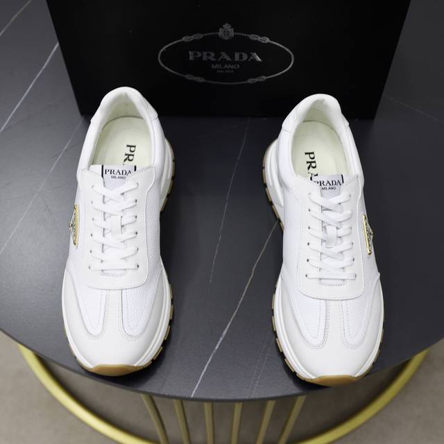 prada - High-End Quality Original Casual Sports Shoes - Upper Made Of Nappa C