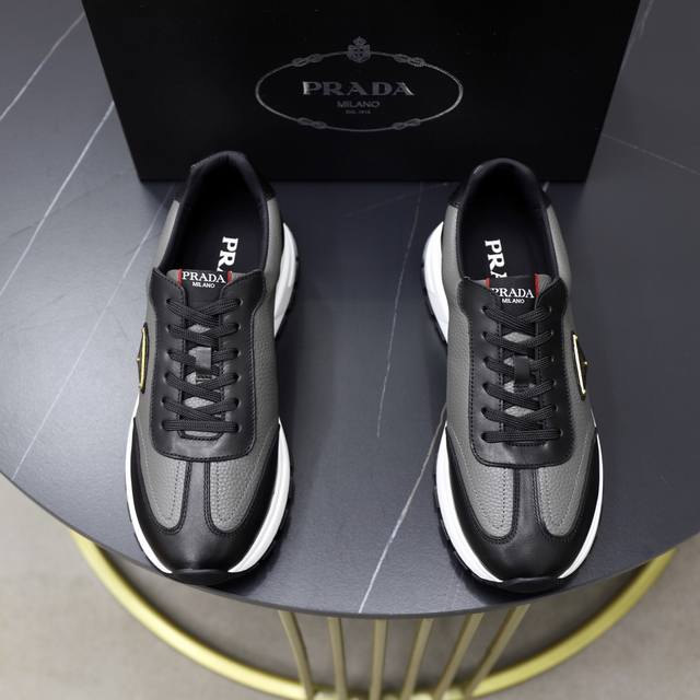 prada - High-End Quality Original Casual Sports Shoes - Upper Made Of Nappa C