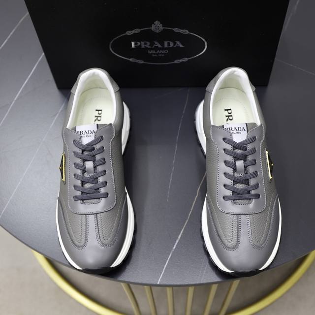 prada - High-End Quality Original Casual Sports Shoes - Upper Made Of Nappa C