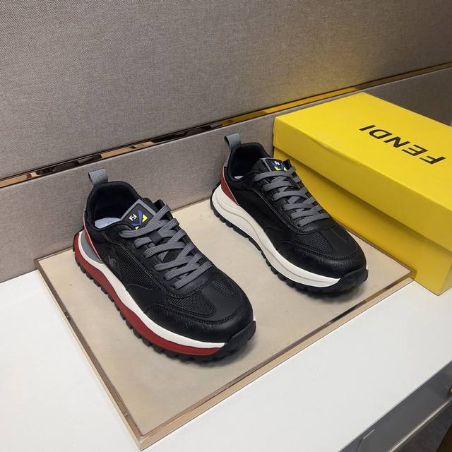 Factory Price Pp Fen Men's Casual Shoes 2025Z Cabinet Simultaneous Sale Size: 39