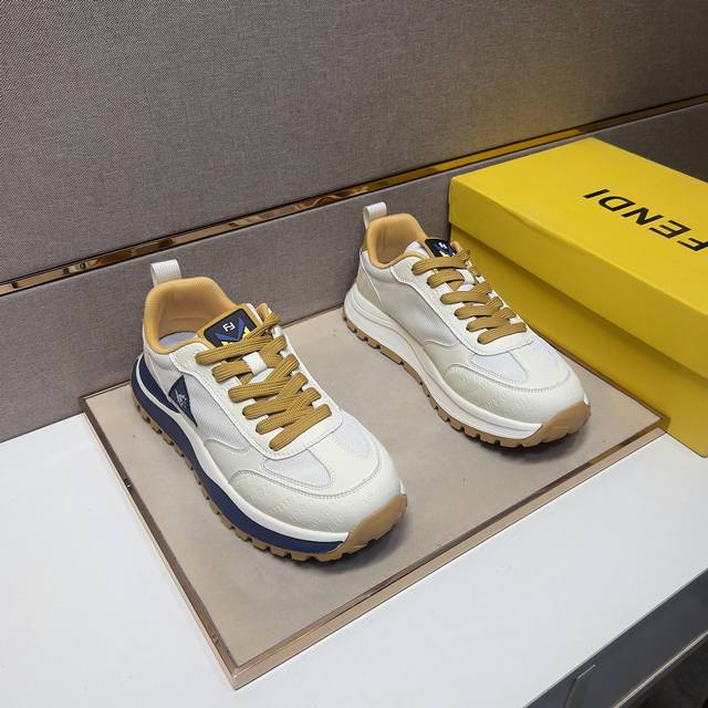 Factory Price Pp Fen Men's Casual Shoes 2025Z Cabinet Simultaneous Sale Size: 39