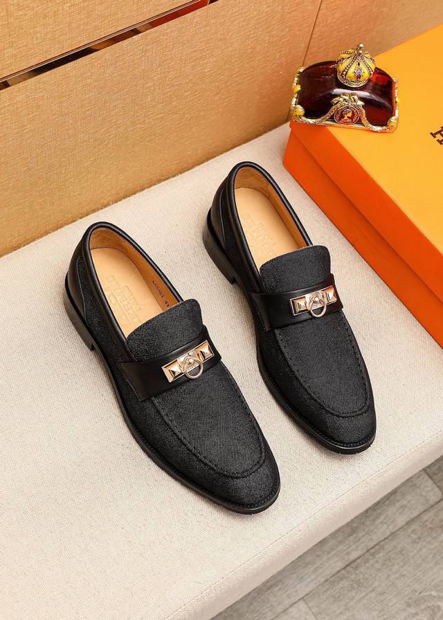 Product Trademark Hermes Hermes Casual Leather Shoes Standard Size: 38-44 45.46.