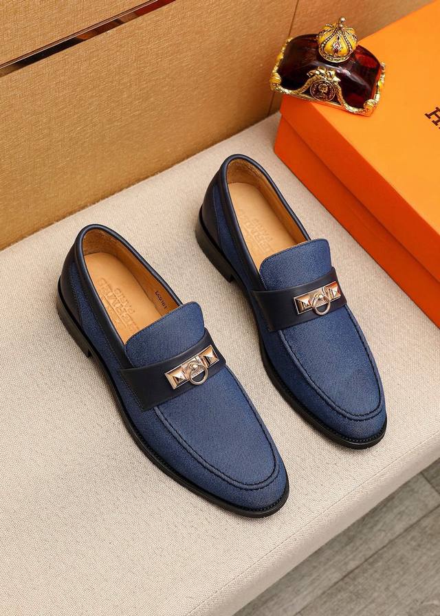 Product Trademark Hermes Hermes Casual Leather Shoes Standard Size: 38-44 45.46.