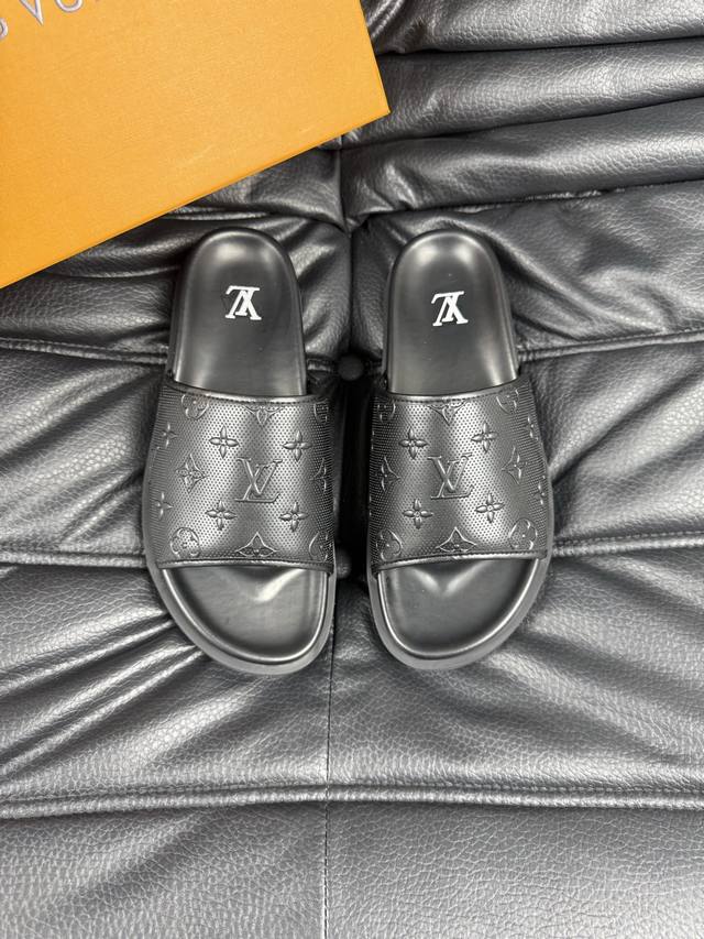 38-45 Louis V* High-End Boutique Luxury Slippers 1:1 High-End Quality Leisure