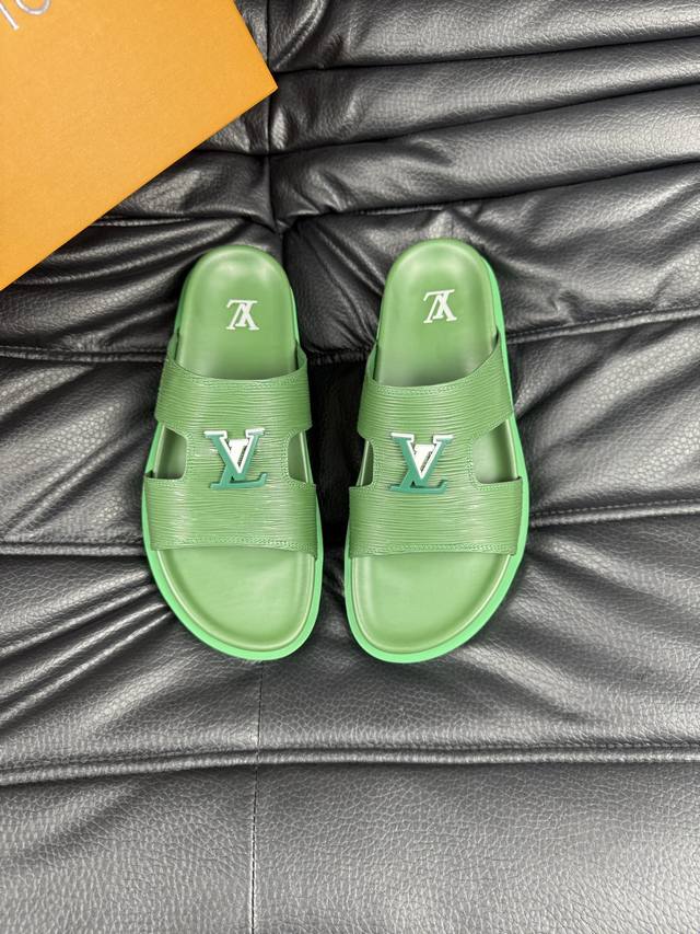 38-45 Louis V* High-End Boutique Luxury Slippers 1:1 High-End Quality Leisure