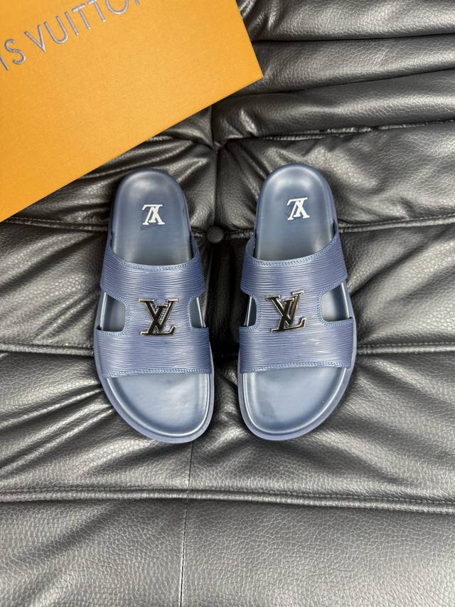 38-45 Louis V* High-End Boutique Luxury Slippers 1:1 High-End Quality Leisure