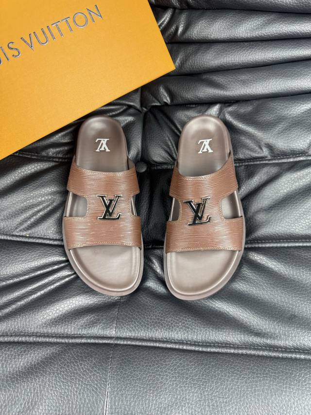 38-45 Louis V* High-End Boutique Luxury Slippers 1:1 High-End Quality Leisure