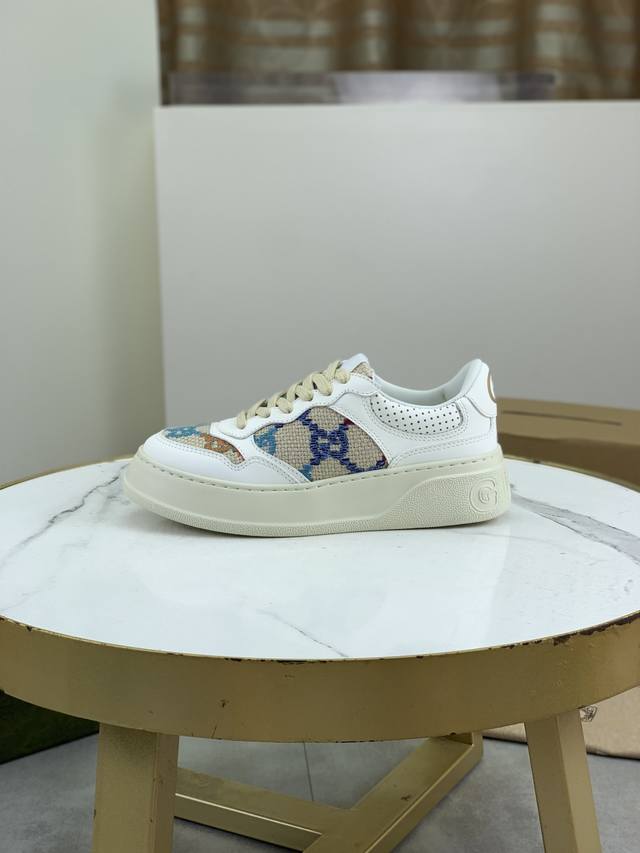 actory P Price P Real Price Gucci High Version New Series Couple Biscuit Shoe