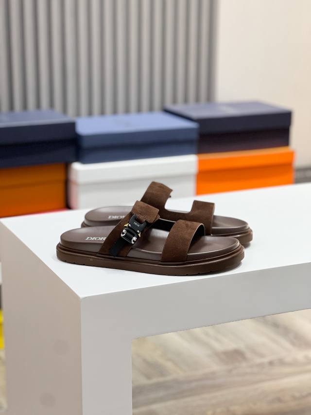 dior Premium Size39-44 38.45 Custom Made Ss Dior's Latest Men's Slippers Are