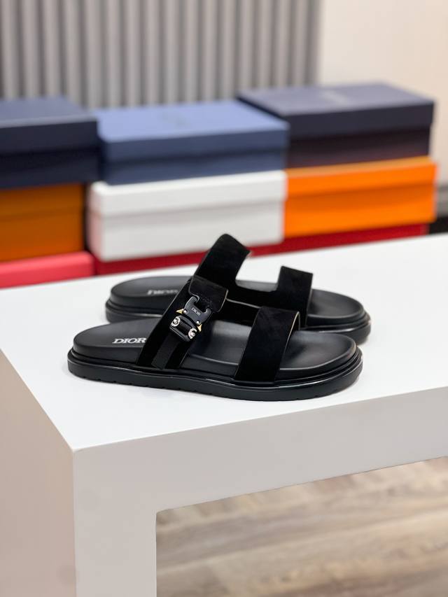 dior Top Version Size39-44 38.45 Custom Made Ss Dior's Latest Men's Slippers