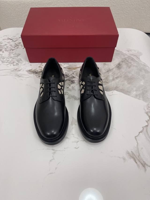 valentino Valentino New Men's Loafers Brand Logo Decoration Design Fashion Ca