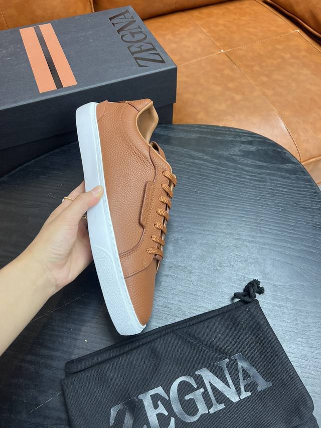 Ermenegildo Zegna Men's Lace-Up Sneakers These Triple Stitch Sneakers Are Made F