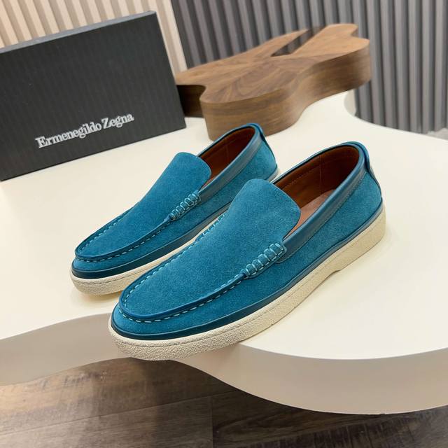 ermenegildo Zegna's New Garonne Flex Is A Rare Slip-On Shoe. It Uses Imported