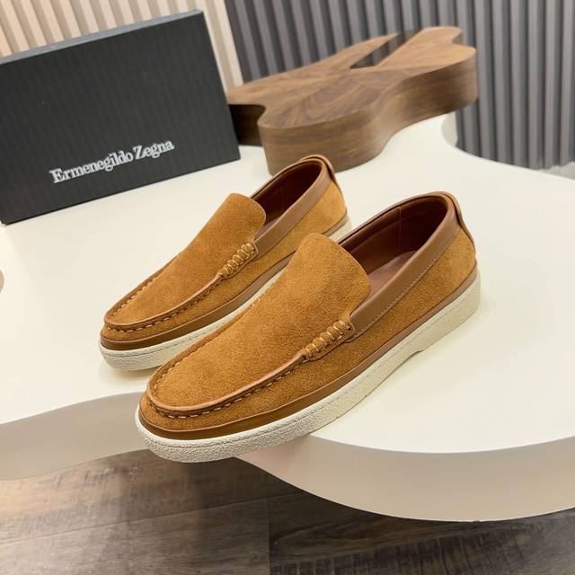 ermenegildo Zegna's New Garonne Flex Is A Rare Slip-On Shoe. It Uses Imported
