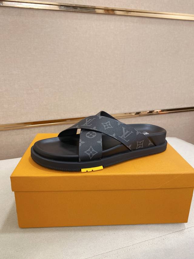 Factory P Price Lv Creates Top Purchasing Men's Spring And Summer Slippers Count