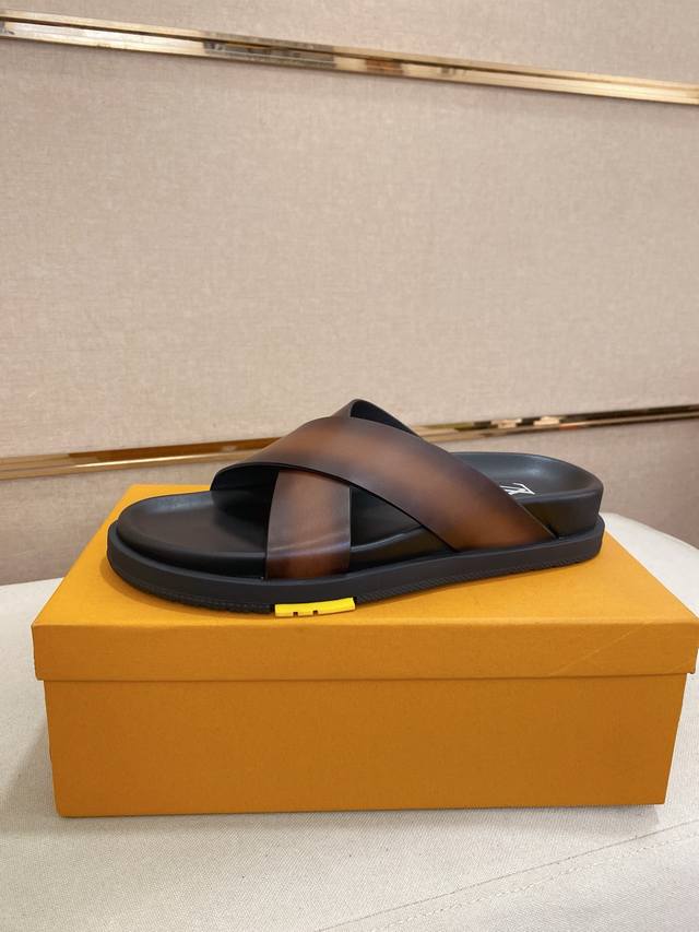 Factory P Price Lv Creates Top Purchasing Men's Spring And Summer Slippers Count