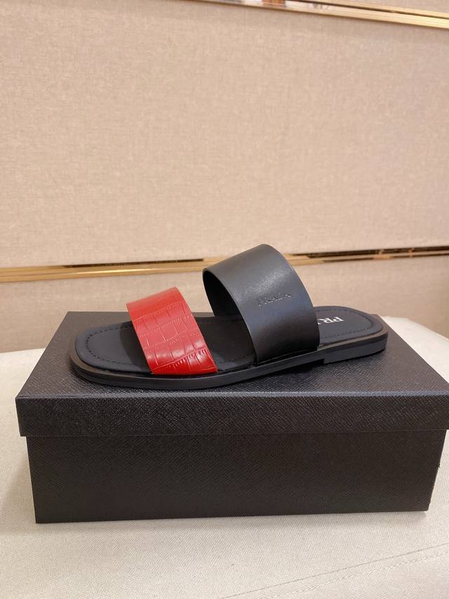 Factory P Price Prada Slippers Top Purchasing Men's Spring And Summer Slippers C
