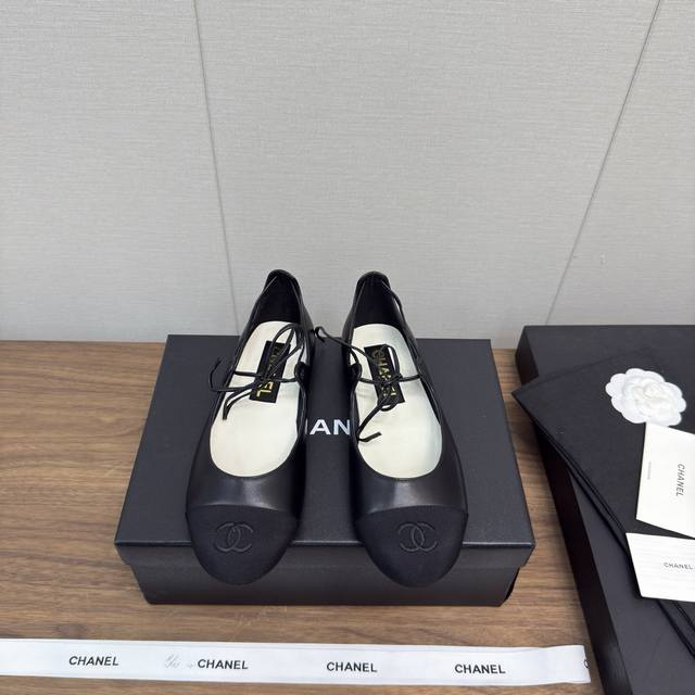 chanel 25P New Mary Jane Shoes Series Flat Ballet Slippers The Counters Are S