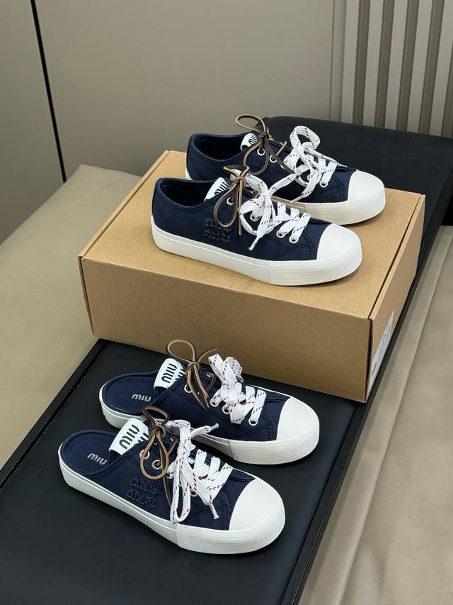 Airplane Box Version Half-Slip Single Shoe Boots, A Purchasing-Level Miumiu 25-Y