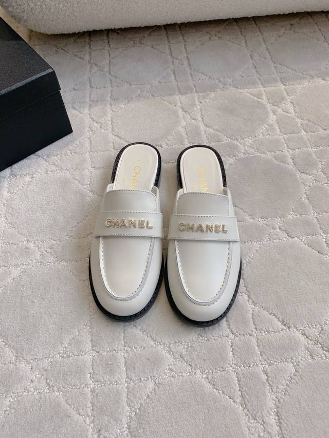 Half-Slip Shoes Chane* New Rhinestone Buckle Loafer Series Chanel High-End Feeli