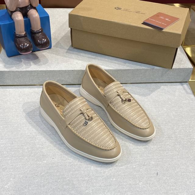 High Version Embroidered Loafers 2025 Super Hot New Single Shoes Italian Handmad