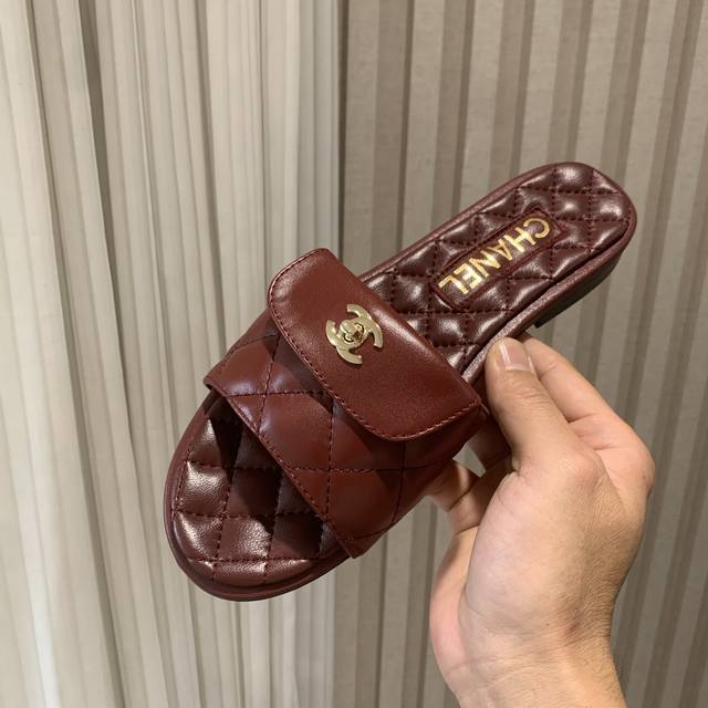 chanel Chanel 25Ss New Lazy Slippers Versatile, Slimming And Elegant Style, A