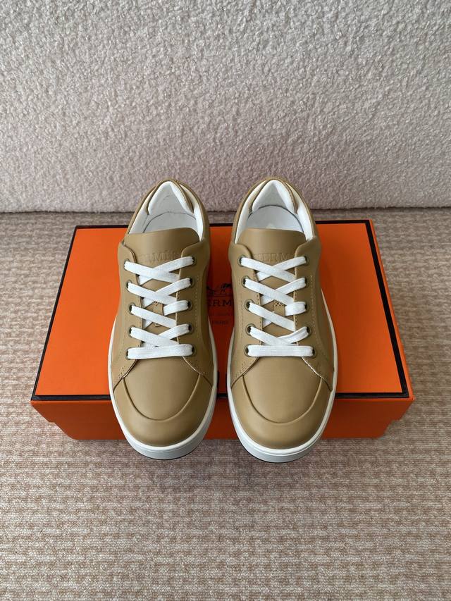 Hermes Couple Style H-Lace Sneakers . The Craftsmanship Is Superb. New Products