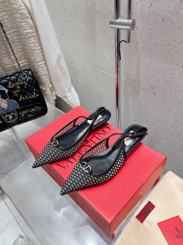 valentino Valentino 25Ss New Single Shoes, High Heels, Thick Heel Sandals. Si