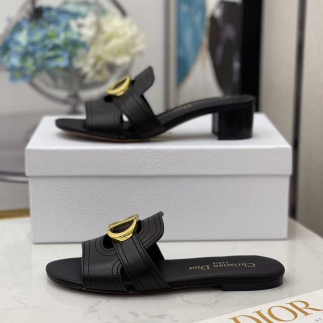 diordior's Latest Model Is Online. The Metal Cd Logo On The Upper Highlights