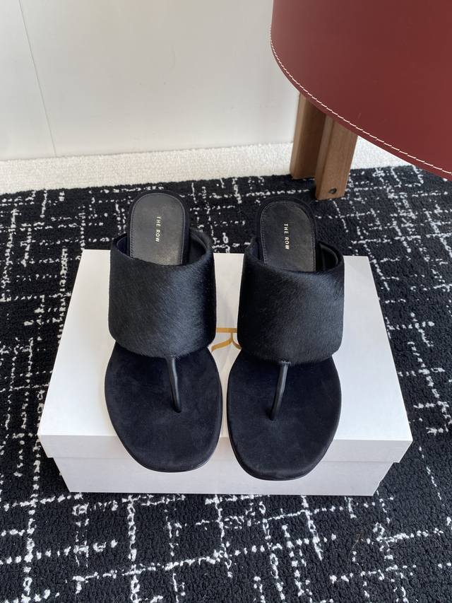 Dongguan Purchasing Level New 25Ss The Row High-Heeled Flip-Flops At First Glanc
