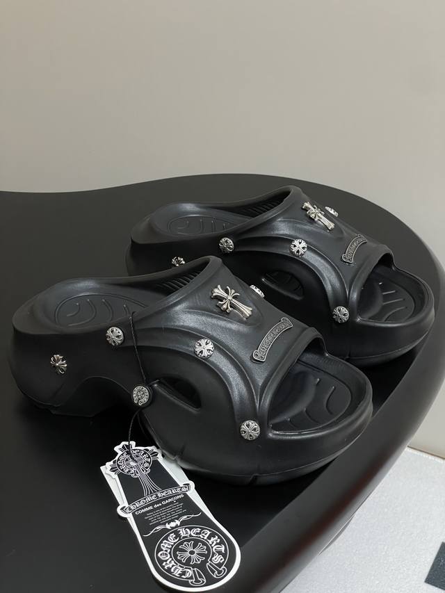 chromehearts Chromehearts Thick-Soled Slippers Shorty Slippers Y2K Punk Style
