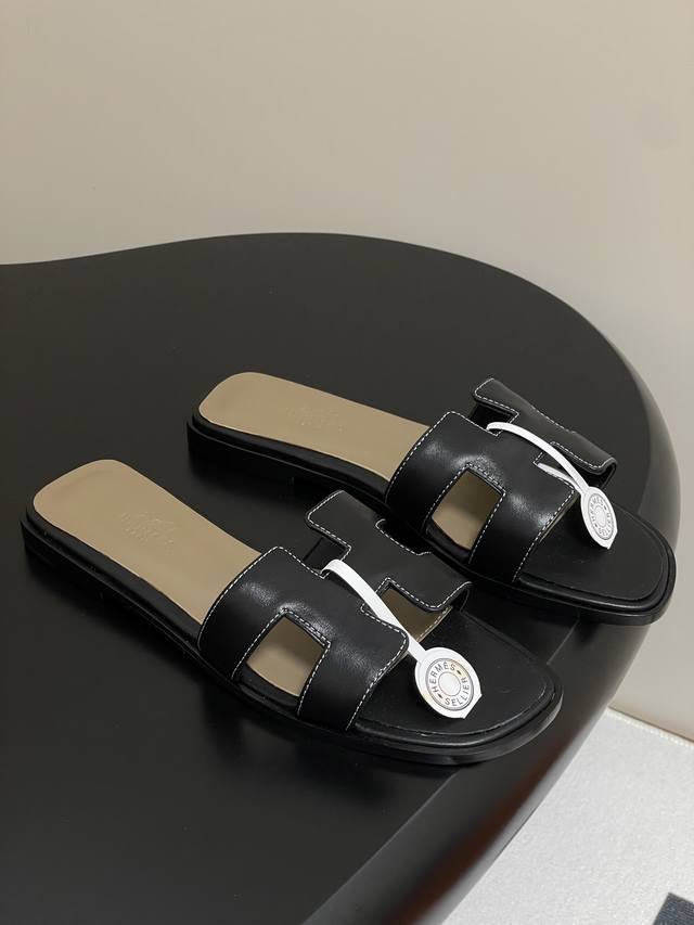 Top Quality Hermes Oran Classic H Slippers Classic And Versatile H Slippers Have