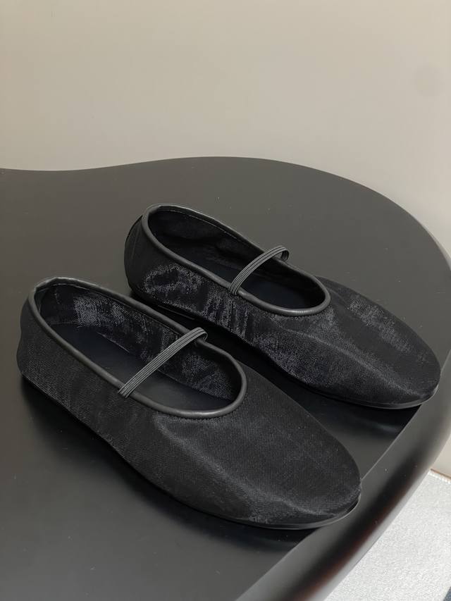 the Row 25Ss Early Spring New Sock Mesh Ballet Shoes Mary Jane Flats I Fell I