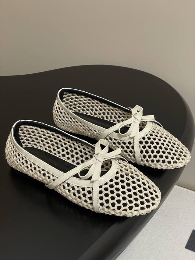 unfolio 25S Spring And Summer New Beautiful Woven Ballet Shoes, The Most Popu