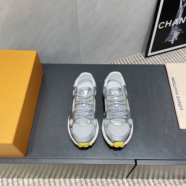 Factory: Top Exclusive Debut For Couples Round Toe Color Matching Casual Shoes 2