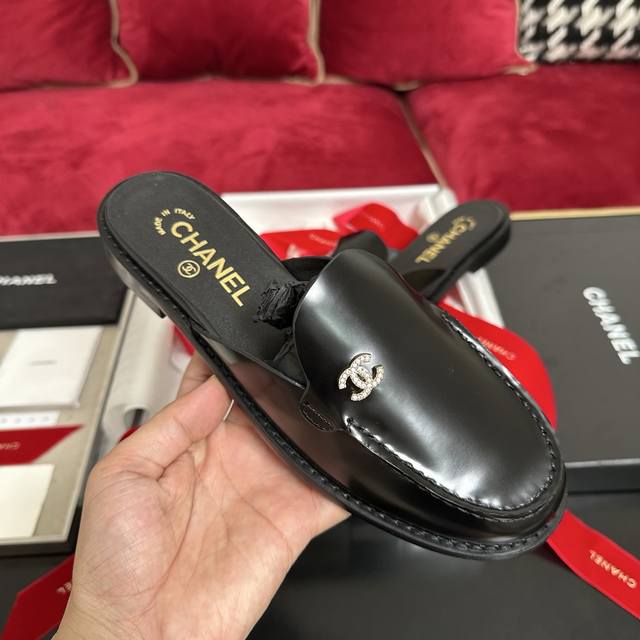 Black Shiny Leather Chanel Chanel's Most Popular Loafers This Year, All Colors A