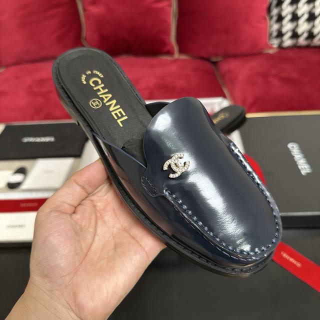 Dark Blue Chanel Chanel's Most Popular Loafers This Year, All Colors Are Shipped