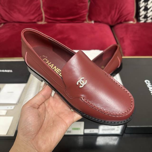 Wine Red Chanel Chanel's Most Popular Loafers This Year, All Colors Are Shipped