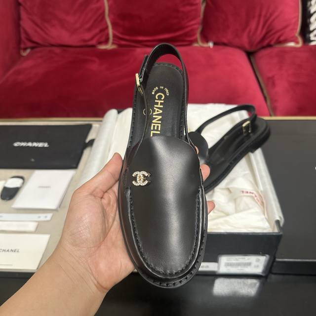 Black Leather Back Empty Style Chanel Chanel This Year's Most Popular Loafers Fu