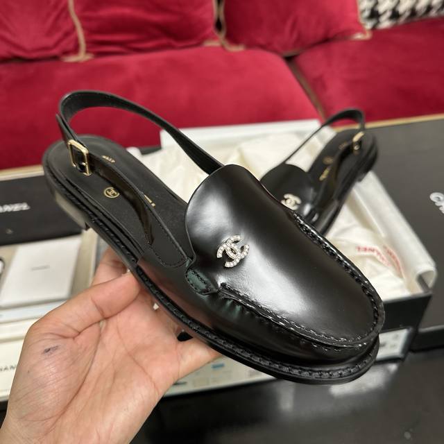 Black Patent Leather Back Empty Style Chanel Chanel This Year's Most Popular Loa
