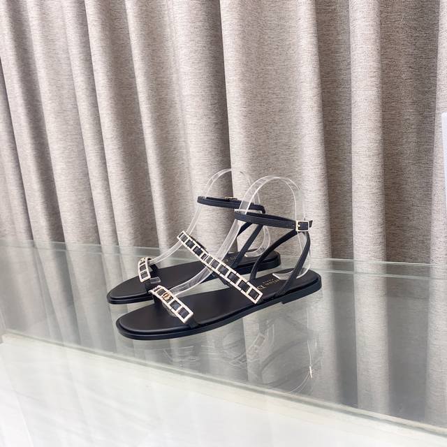 Dior 2025 Spring And Summer Latest D-Issime High-Heeled Color-Blocked Crystal Sa