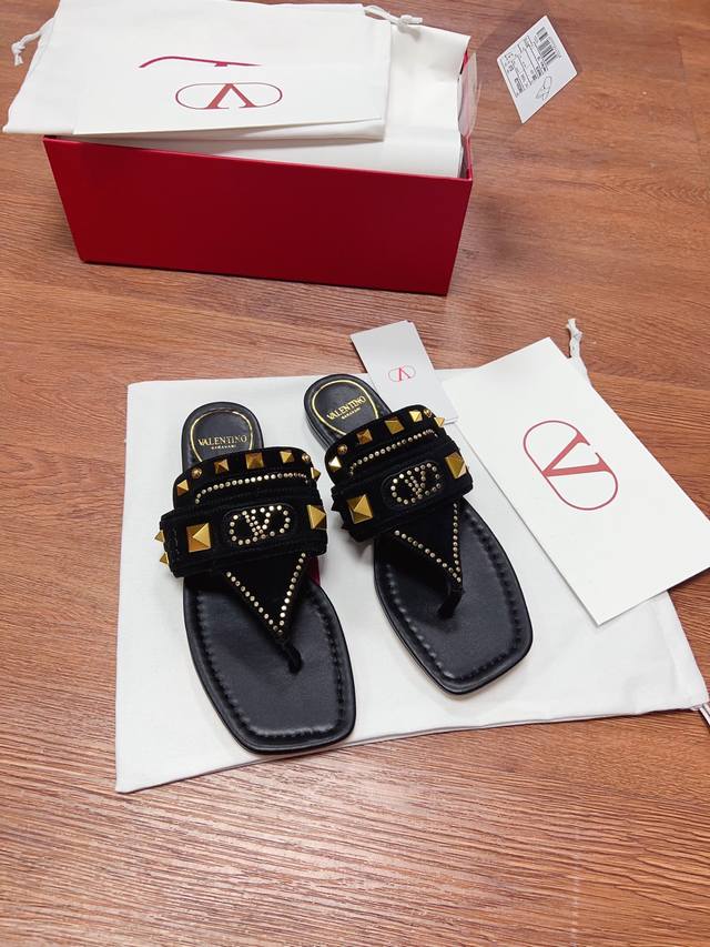 va*Le*Tino Hua*Tian* New Style - Classic Rivet Flip-Flops Original 1:1 Replic