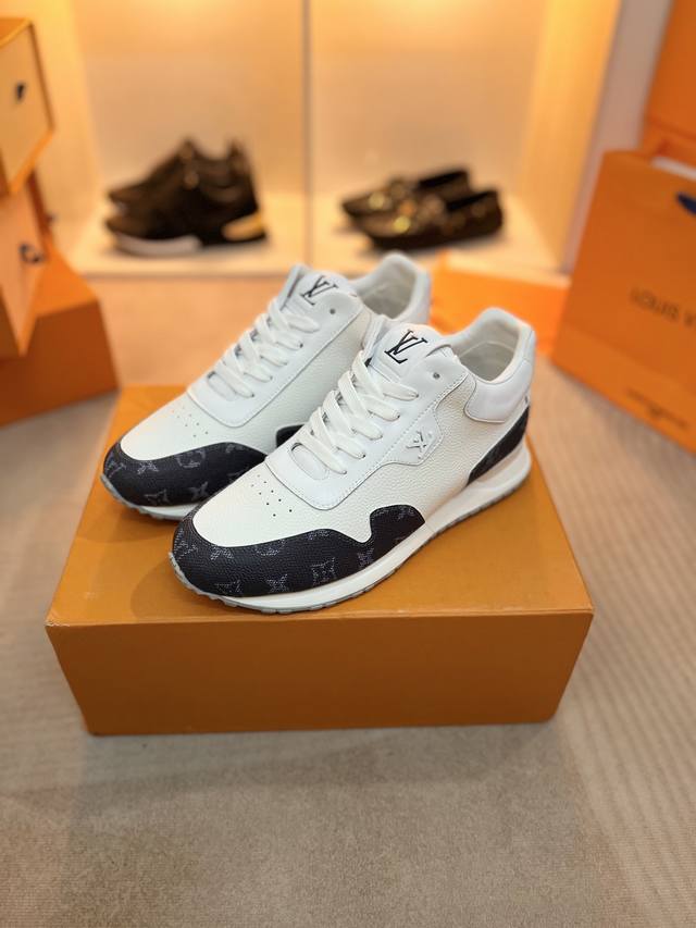 Factory Pricepp Louis Vuittonthis Run Away Sneaker Is Made Of Monogram Grained C