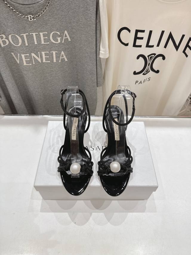High Version Factory Casadei 2025 Ss Summer New Crystal Diamond High Heels Sanda