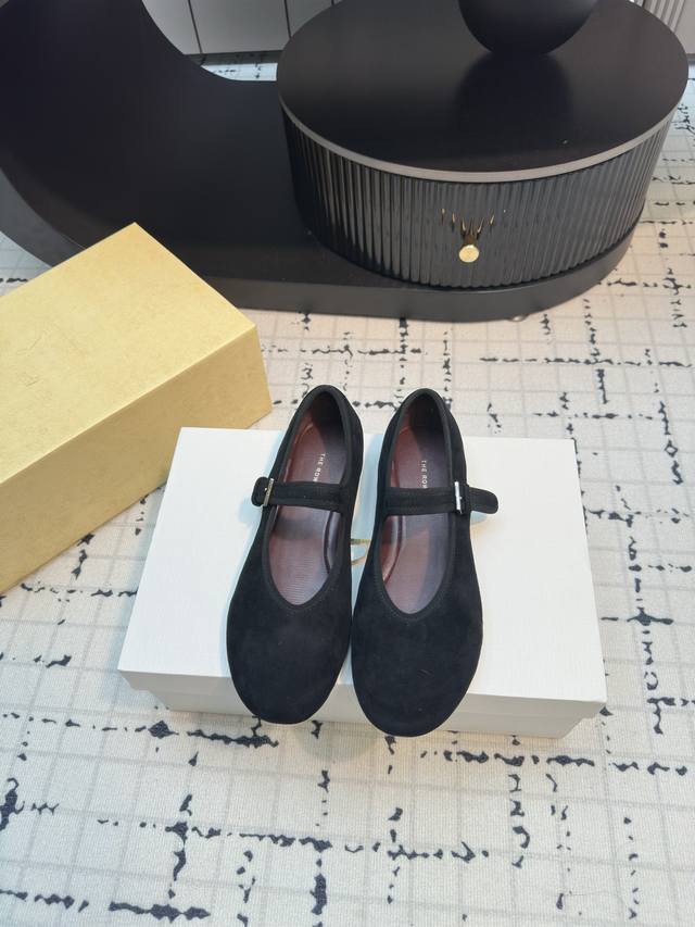 the Row 2025 Spring And Summer New Sheepskin Ballet Flats An Extremely Low-Ke