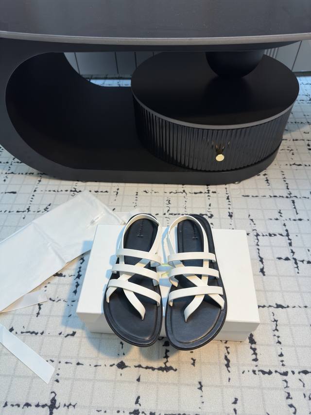 the Row 25Ss Leather Roman Flip Flops This Model Is Inspired By Roman Shoes A